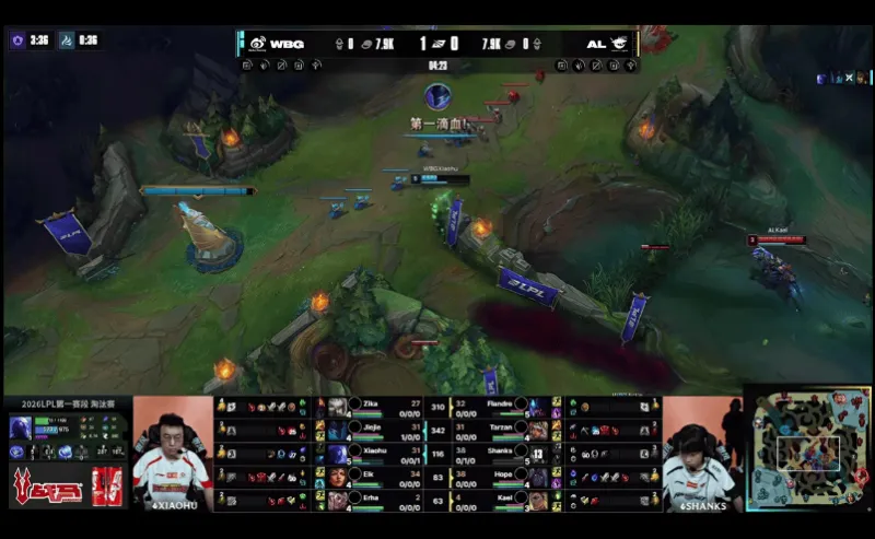 WBG 2-1 AL:芮尔开团定乾坤,AL三龙汇扳回一局