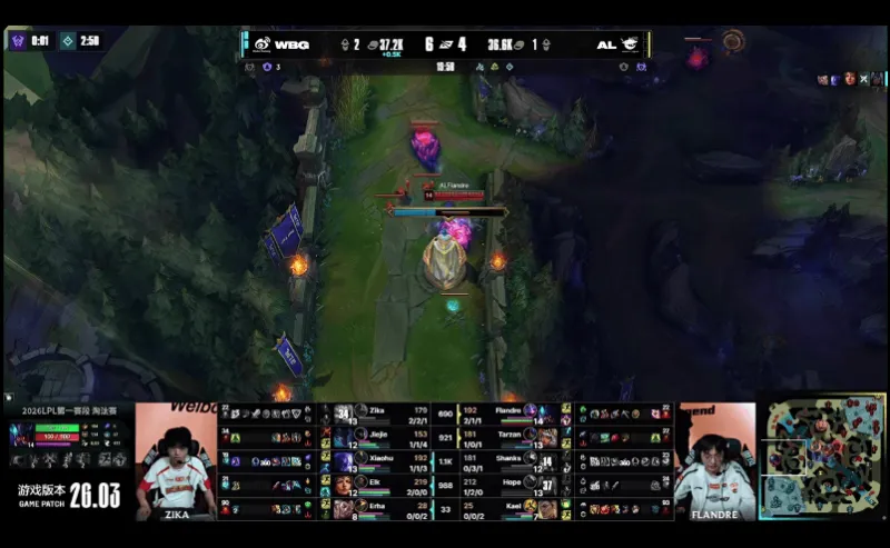 WBG 2-1 AL:芮尔开团定乾坤,AL三龙汇扳回一局